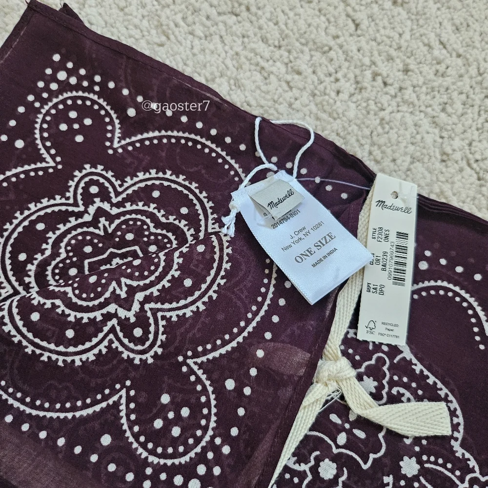 Madewell Organic Cotton Bandana - Picture 6 of 6